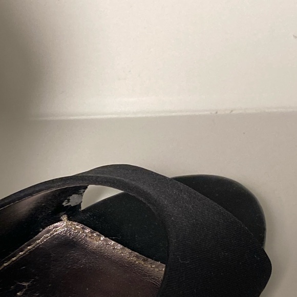 Steve Madden Black Pumps Peep Toe Ankle Wrap Maaria Stiletto High Heels Sz 7.5M - Picture 7 of 12